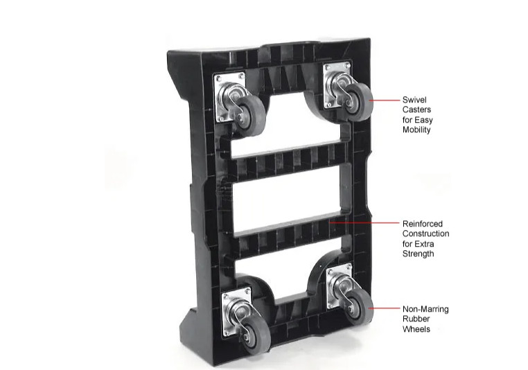 USED QUANTUM STORAGE SYSTEMS Dolly 1,000 lb Load Capacity 24 in x 15 in x 8 in