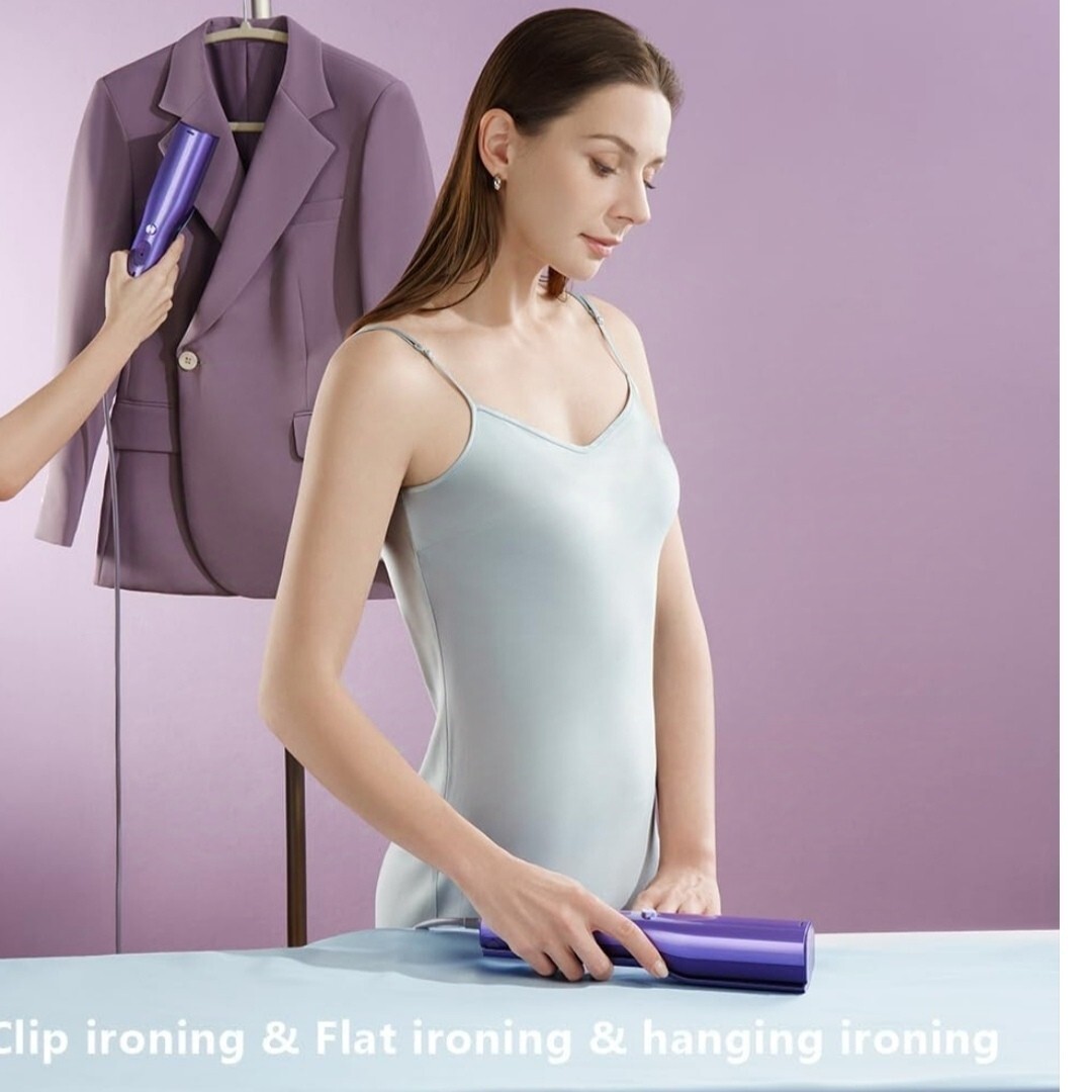 Steamer for Clothes and Iron for Clothes, Just 0.9lbs Lightly, 10 Minutes of…