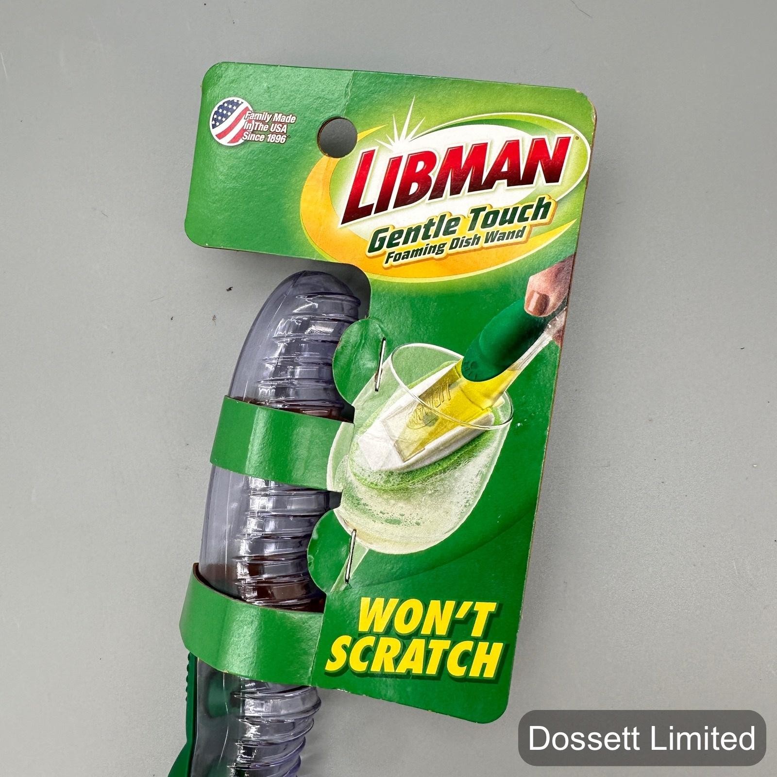 Libman Gentle Touch Foaming Dish Wand Won’t Scratch Soap Dispensing Sponge USA