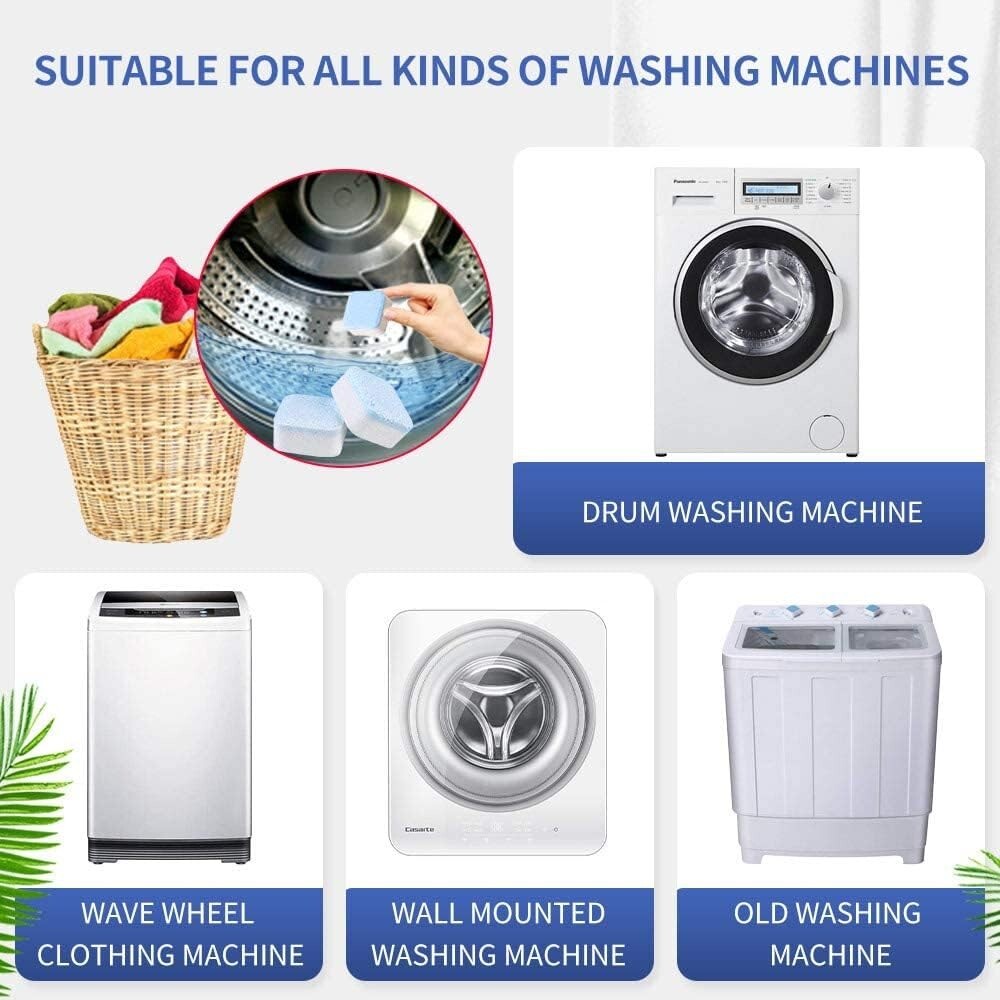 Splash Spotless Washing Machine Cleaner Deep Cleaning for HE Top Load Washers an