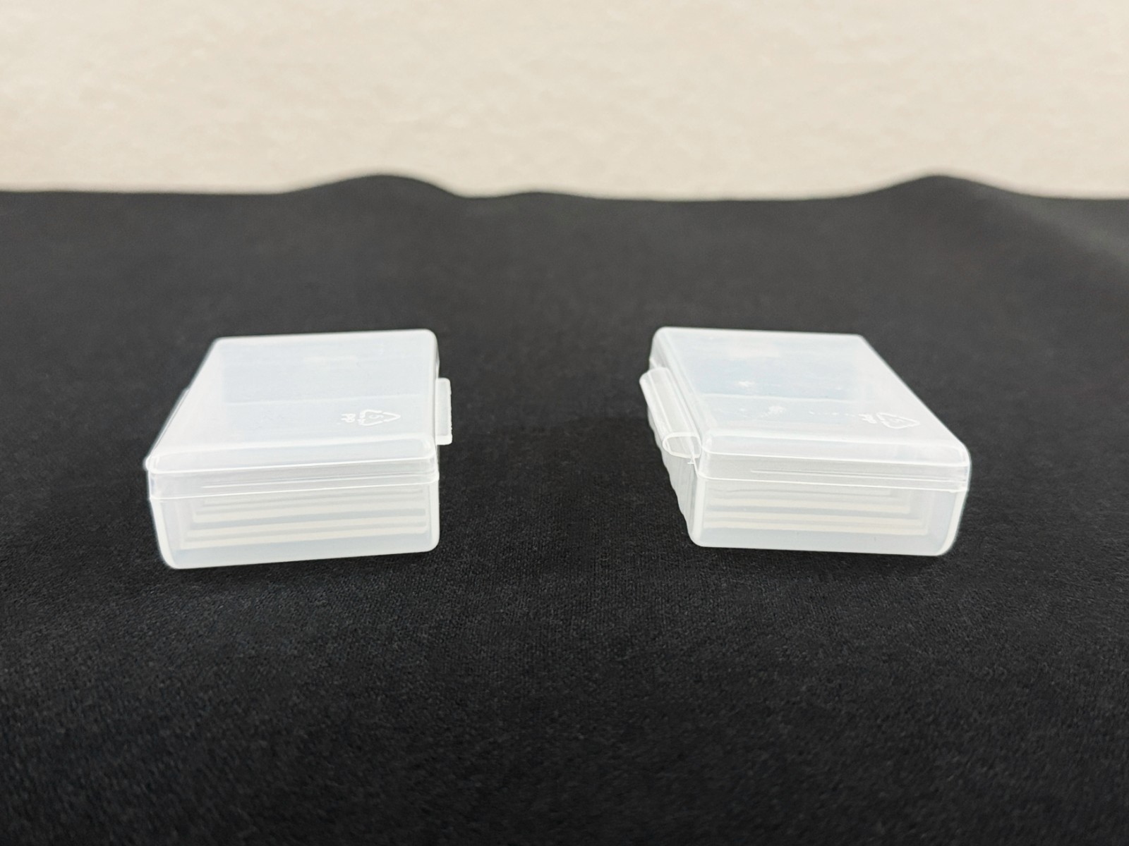 Triple AAA Battery Storage Box Case Holder in Clearview Color 12 Slot, 2QTY Set