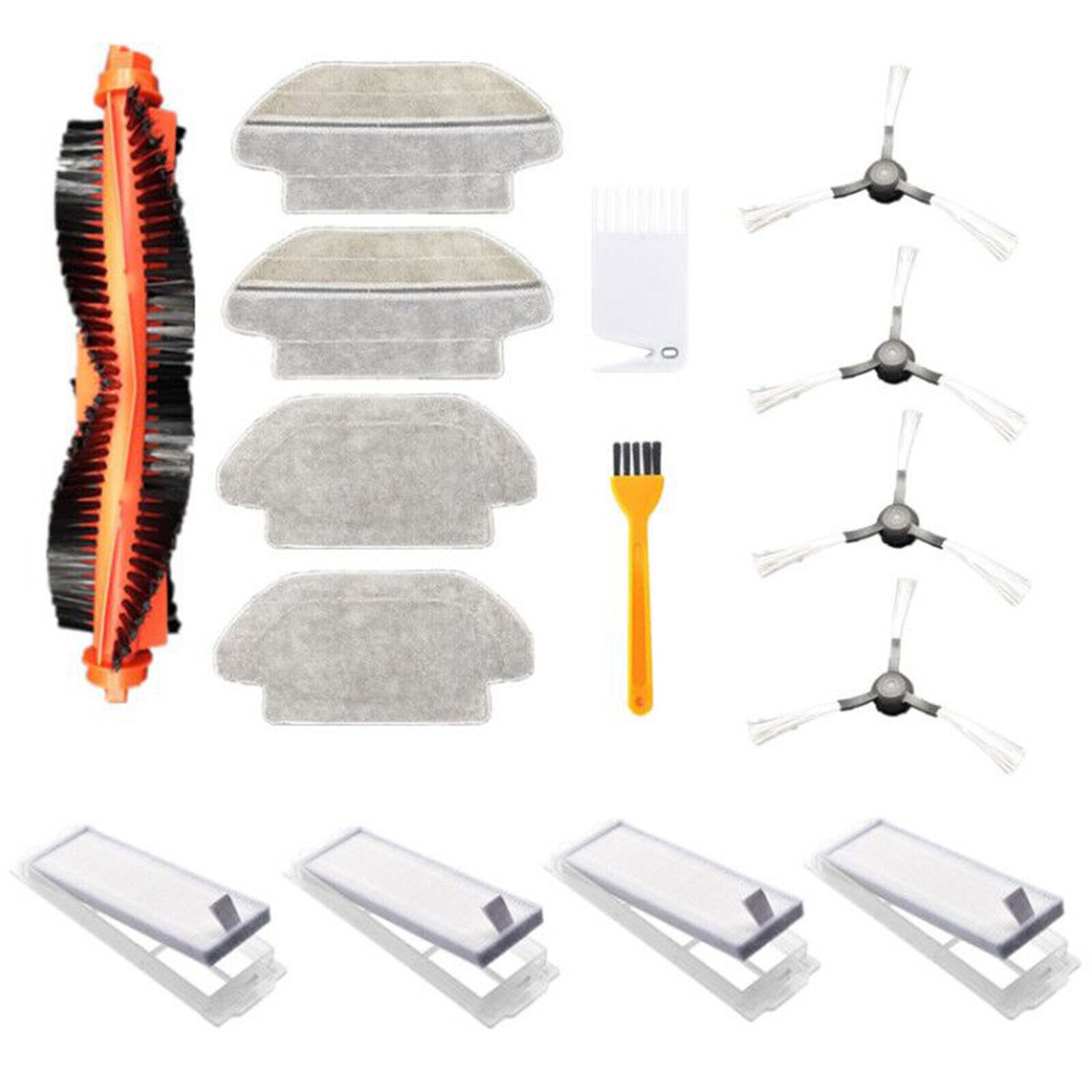 For Viomi V2Pro V-RVCLM21B Mijia STYJ02YM Sweeping Robot Vacuum Brush Filter Mop