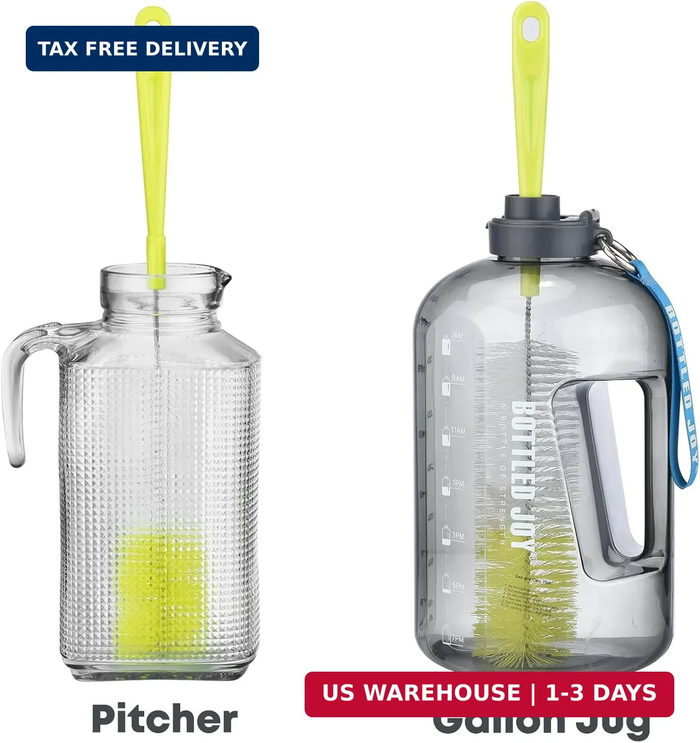 16 inch Long Bottle Brush Cleaner for Washing Wine/Beer/Sport Well/Thermos/Glass