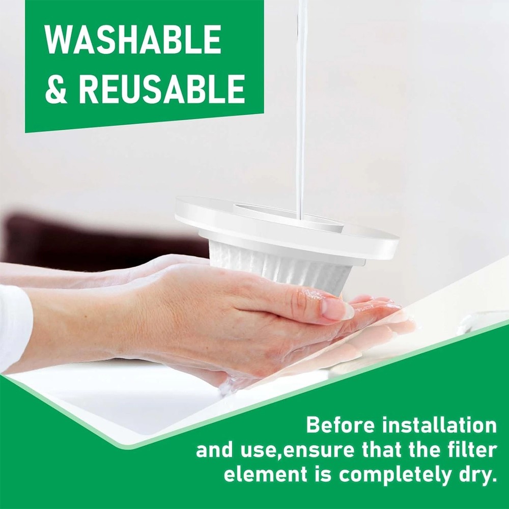 4Pcs Replacement HEPA Filters Compatible with Horsepower Duck Vacuum Cleaner