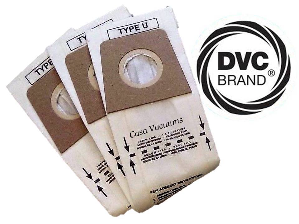 Dirt Devil Royal Type U Micro Filtration Vacuum Cleaner 3 pack of Bags Style U