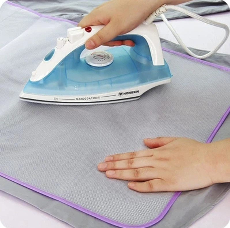 1pc High‑Temp Ironing Mat – Portable Heat‑Resistant Net Protector – NEW