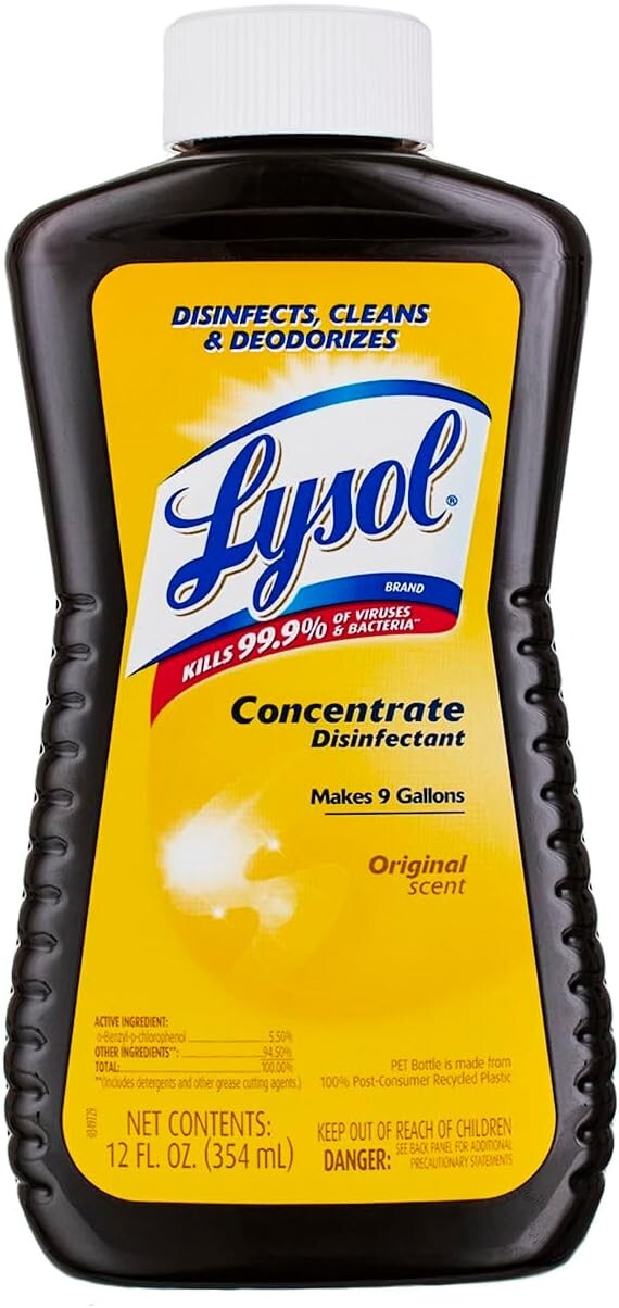 Disinfectant Concentrate Original Scent, 12oz, (FREE SHIPPING)