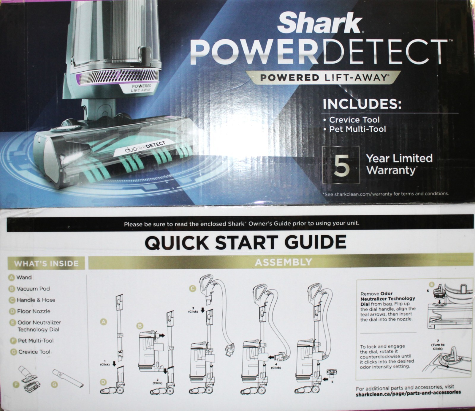 Shark PowerDetect Vacuum Cleaner AZ4000