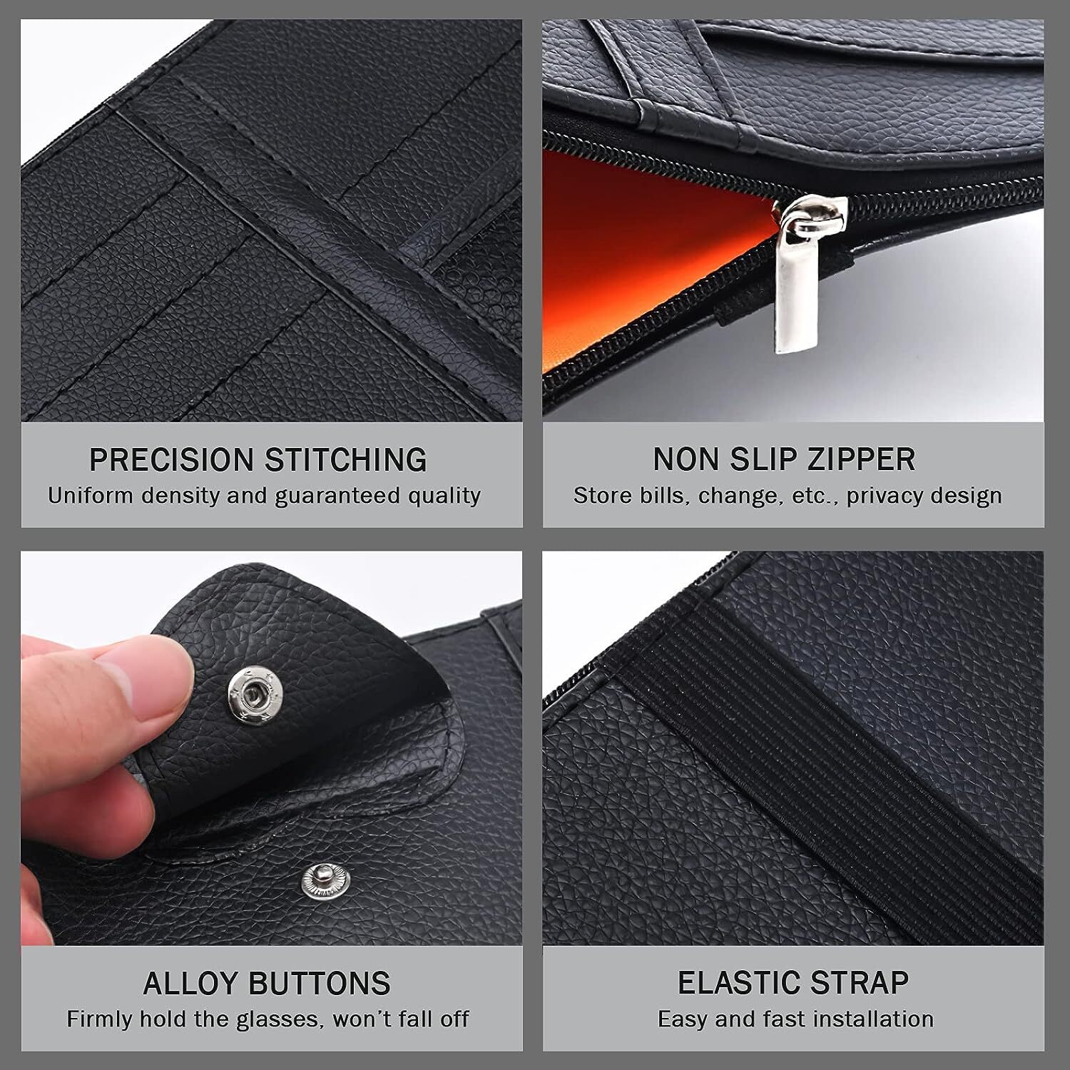 Car Sun Visor Pocket Organizer Personal Belonging Storage Pouch for Trucks Car