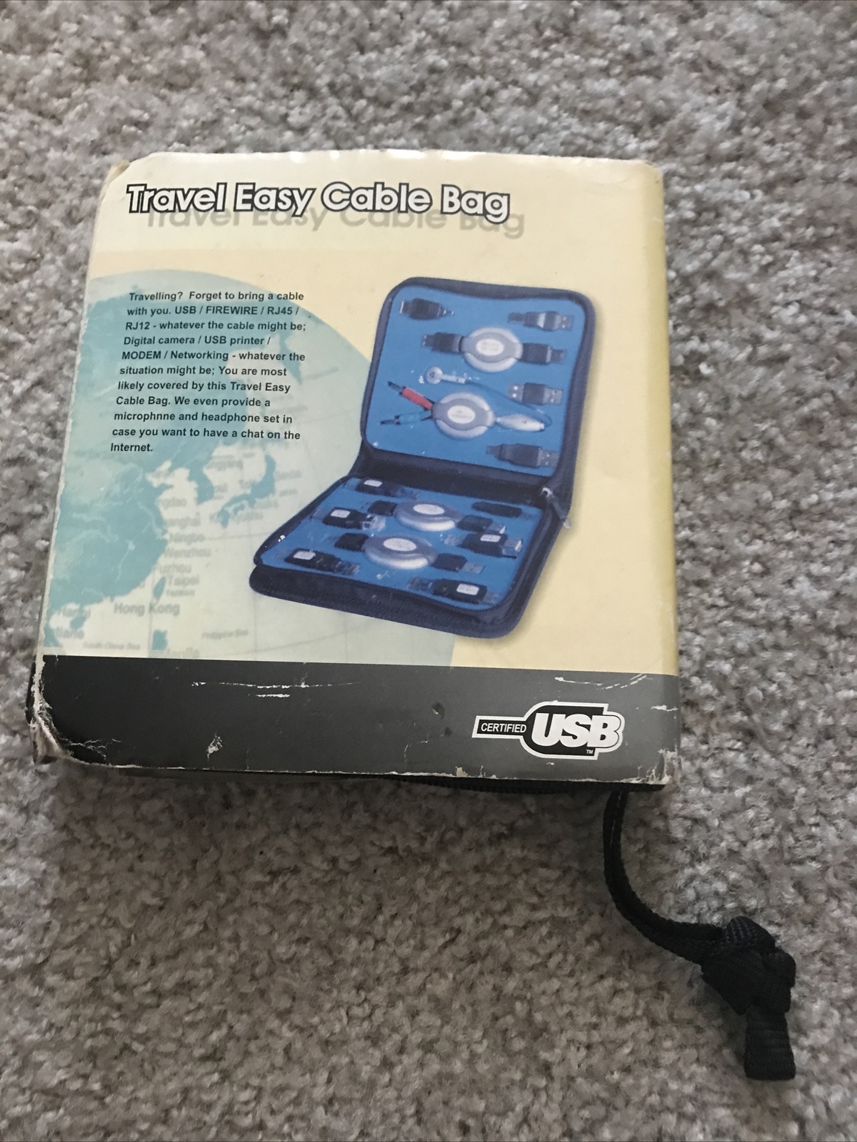 TRAVEL EASY CABLE BAG. NEW, SEE DETAILS
