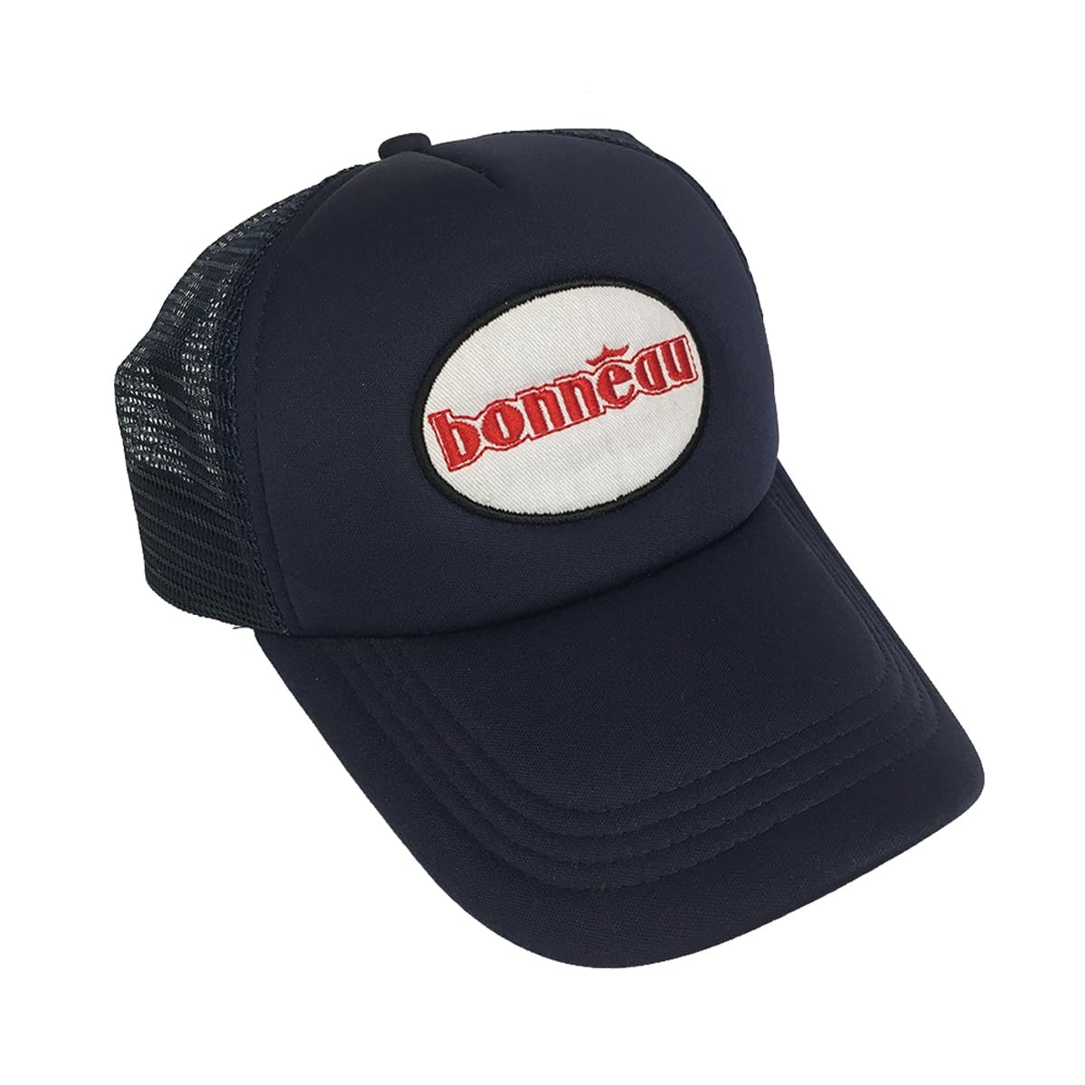 Lincoln Hawk Bonneau Hat – 80s Arm Wrestling Movie One Size, Blue Trucker