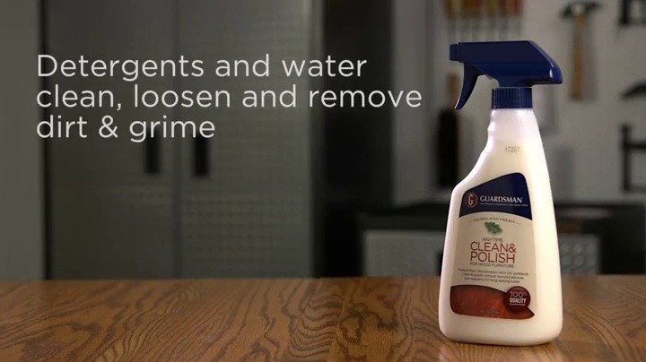 Furniture Cleaner & Polish For Wood Silicone Free UV Protection Cream 16.9 oz