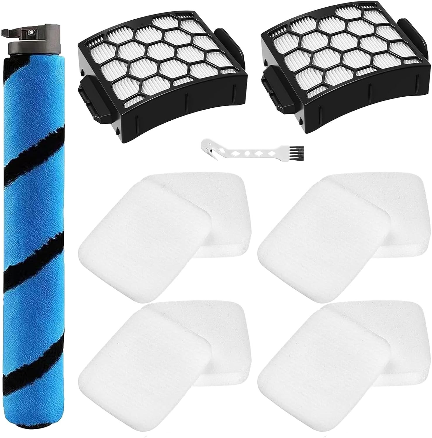 HEPA Filter Brush Roller Accessories Compatible with Shark UV850 Performance