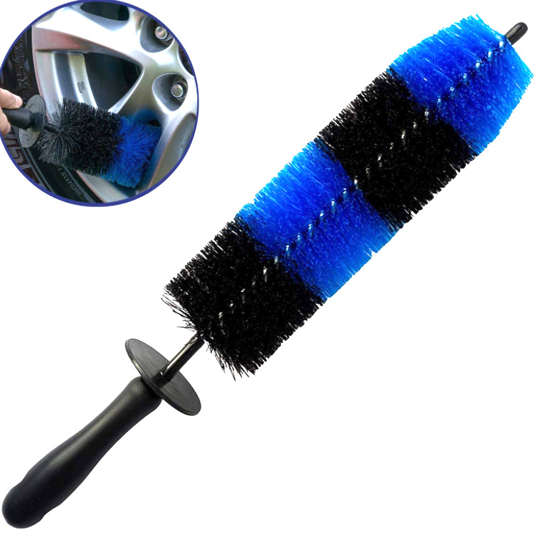 MaximalPower 18’’ Wheel Brush for Car Wheel Rim Detailing Brush Car Barrel Tire