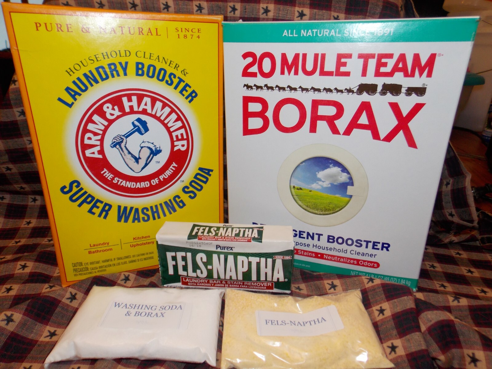 10 GALLON HOMEMADE LAUNDRY DETERGENT SOAP KIT ( 1 Gallon Recipe Included )