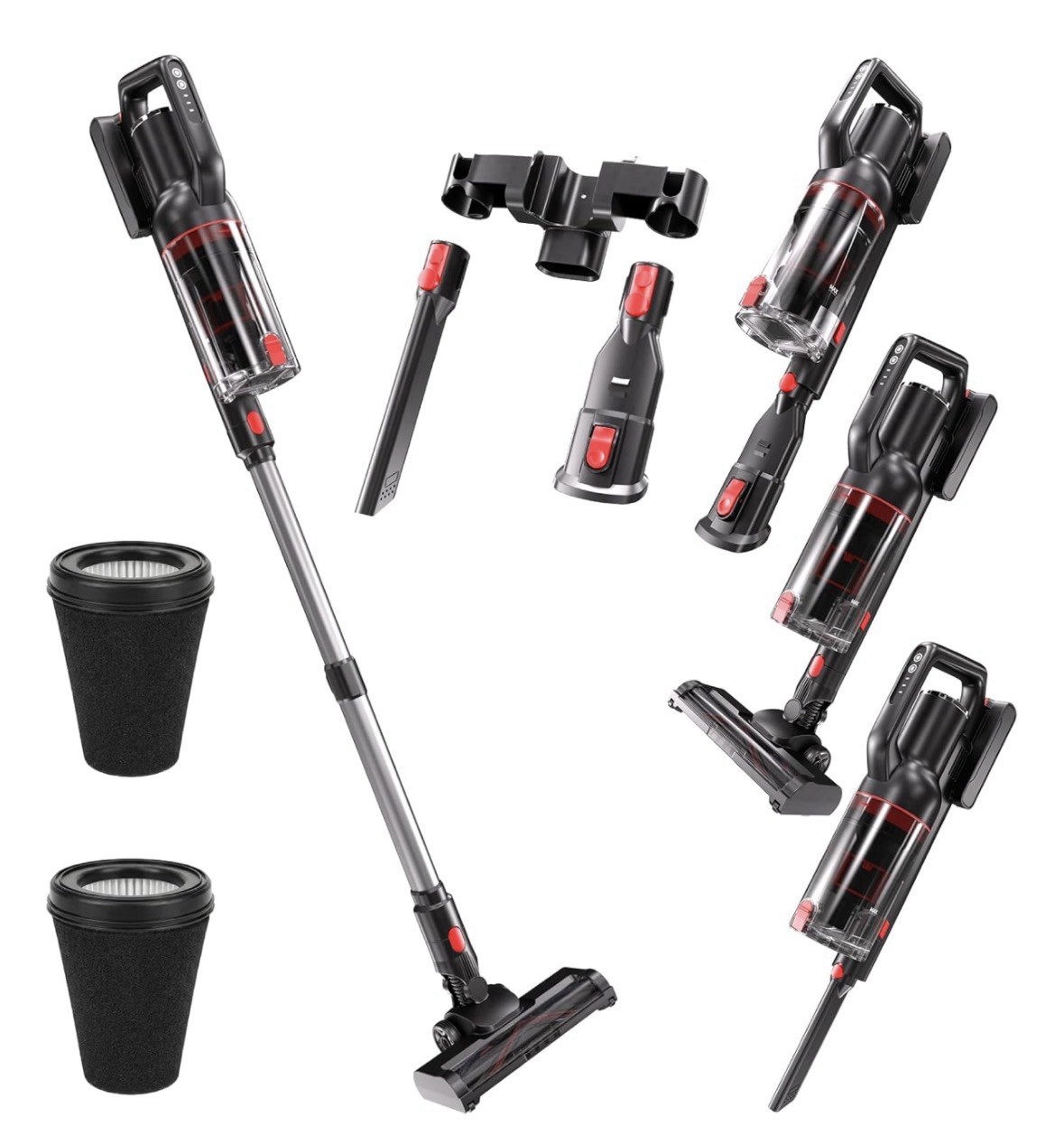 Cordless Vacuum Cleaner 40KPA 500 W Up To 45 Min. Of Run Time