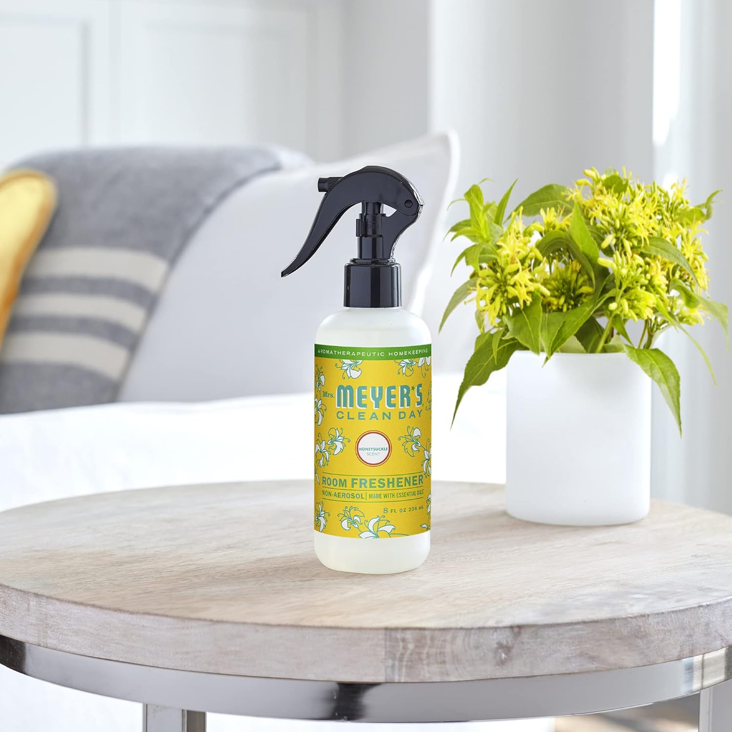 Mrs Meyers Clean Day Honeysuckle Air Freshener Spray 8 Fl Oz Non Aerosol