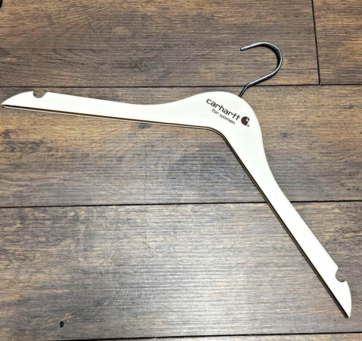 Carhartt for Women branded Clothes hangers Rare and unique! Set of 10 beige tan