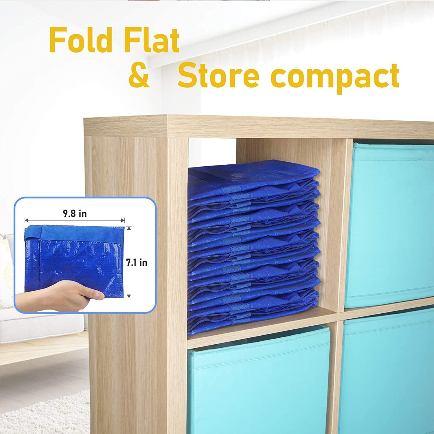 2-8 Pack Extra Heavy Duty Large Moving Bags W/ Strong Zipper Comfortable Handles