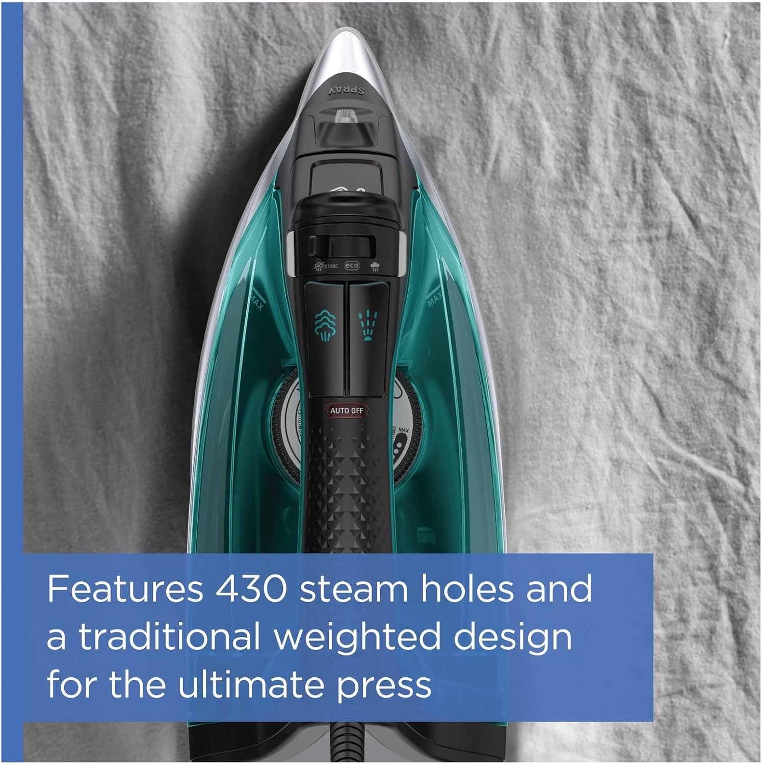 Rowenta Pro Master Stainless Steel Soleplate Steam Iron *OPEN BOX, See Pictures*