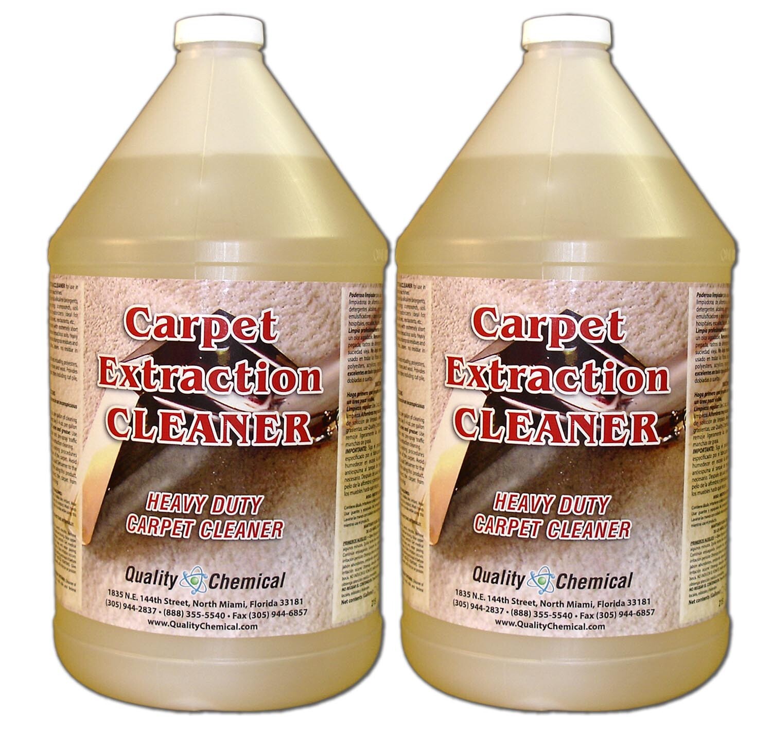 Commercial Carpet Extraction Cleaner and Shampoo – 2 gallon case