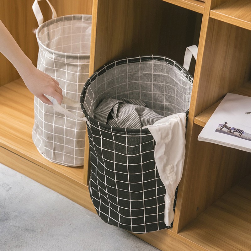 Dirty Clothes Basket Foldable Miscellaneous Storage Bucket House Laundry Basket
