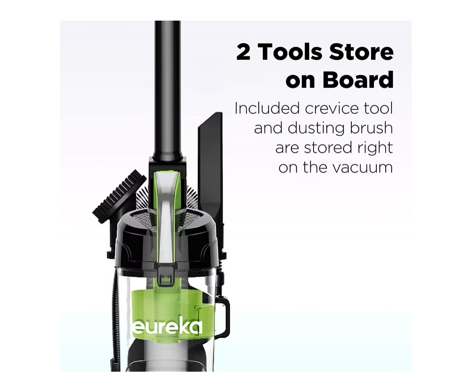 Eureka Airspeed Upright Vacuum NEU100 Bagless Lightweight Green Black New