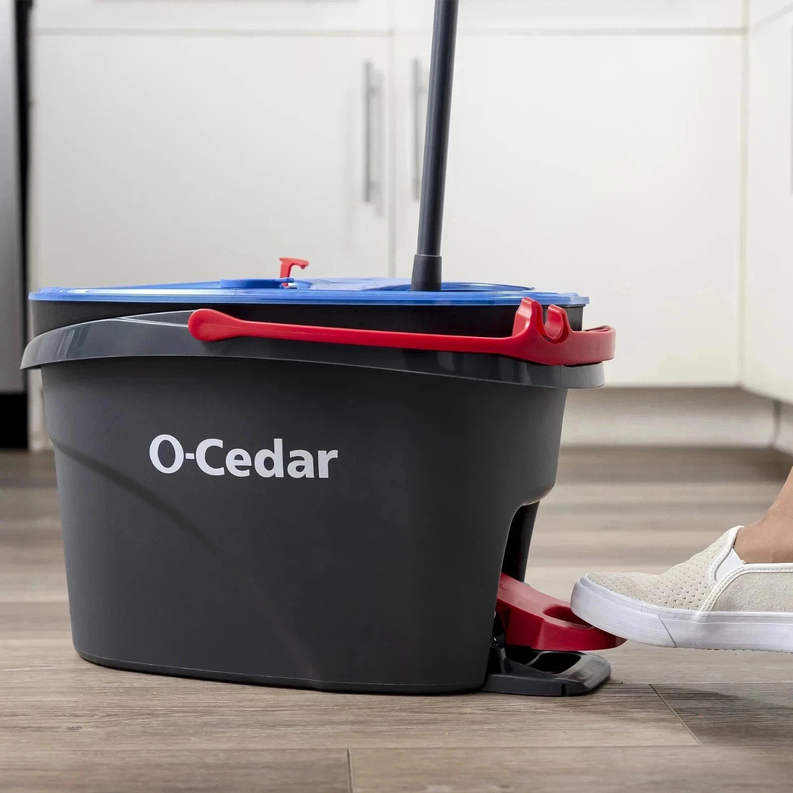 O-Cedar RinseClean Clean Water Spin Mop and Bucket System Clean with Clean Water