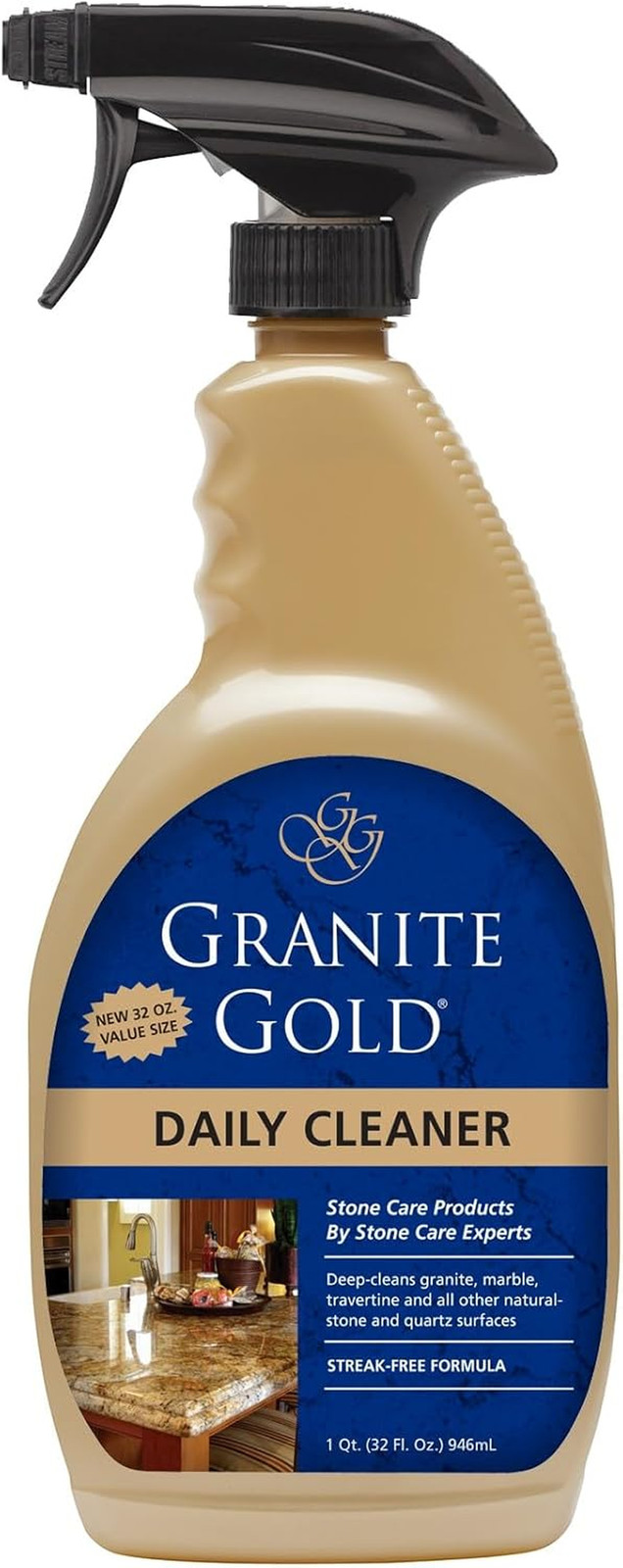 Daily Cleaner for Granite, Marble & Other Natural Stone & Quartz Surfaces, 32…