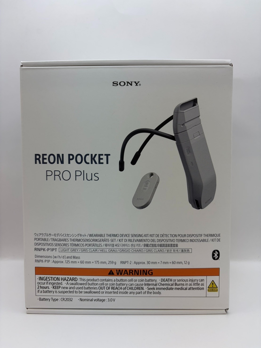 Sony REON POCKET PRO Plus RNPK-P1PT 2026 Flagship Wearable Cooler Sensing Kit