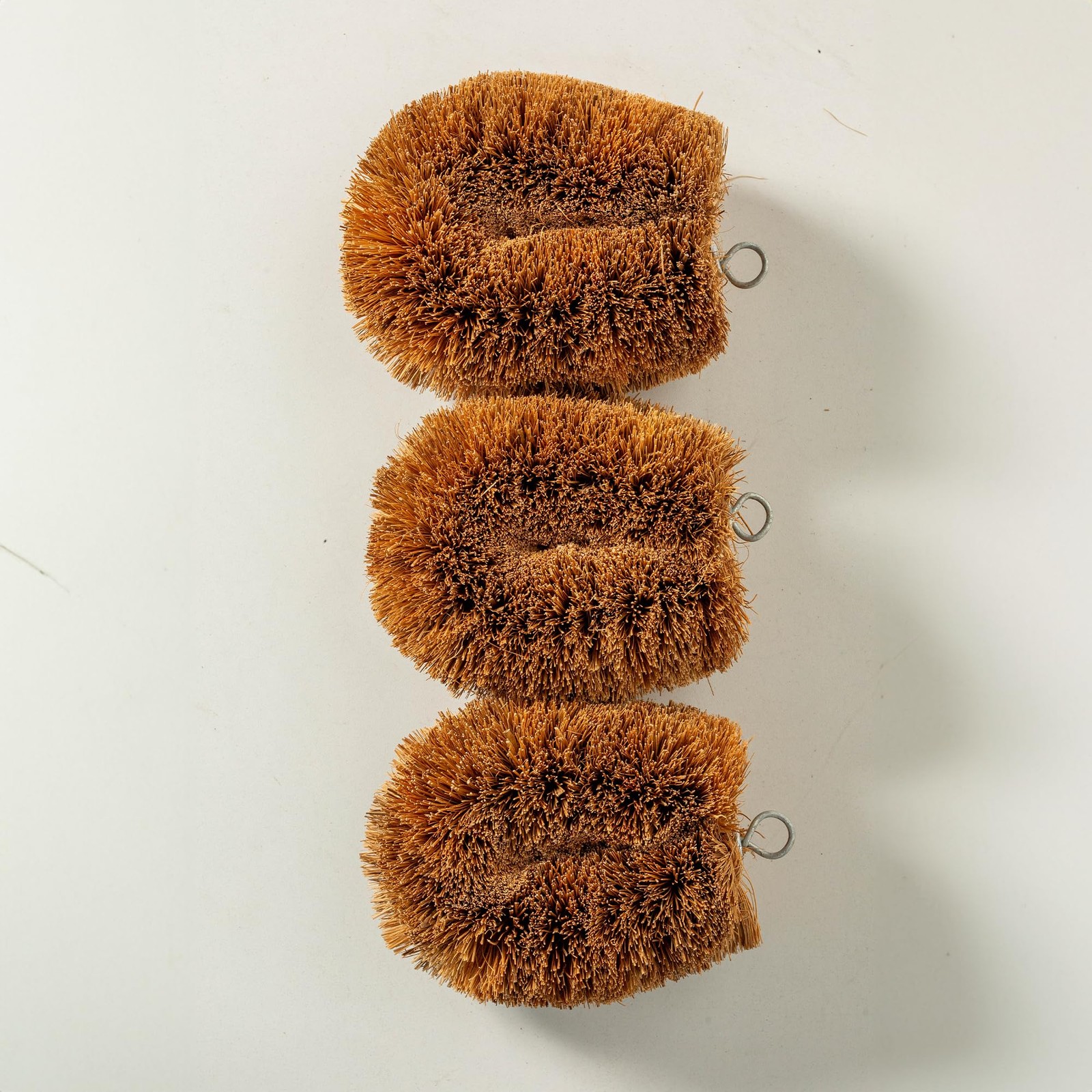 Pack of 6 Tawashi 100% Natural Coconut Coir Fiber Brush Vegetable Scrub Brush