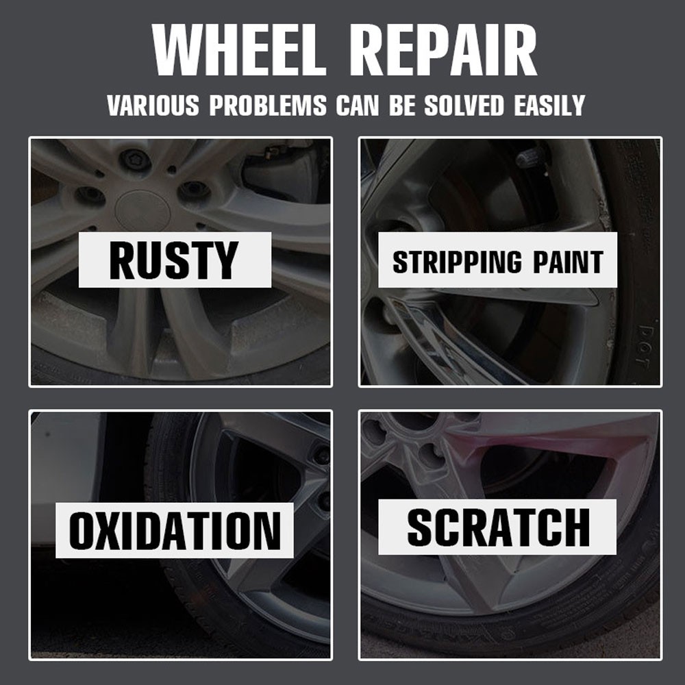All-in-One Wheel Care&Restoration Paste,Wheel Restoration Polish Buffs