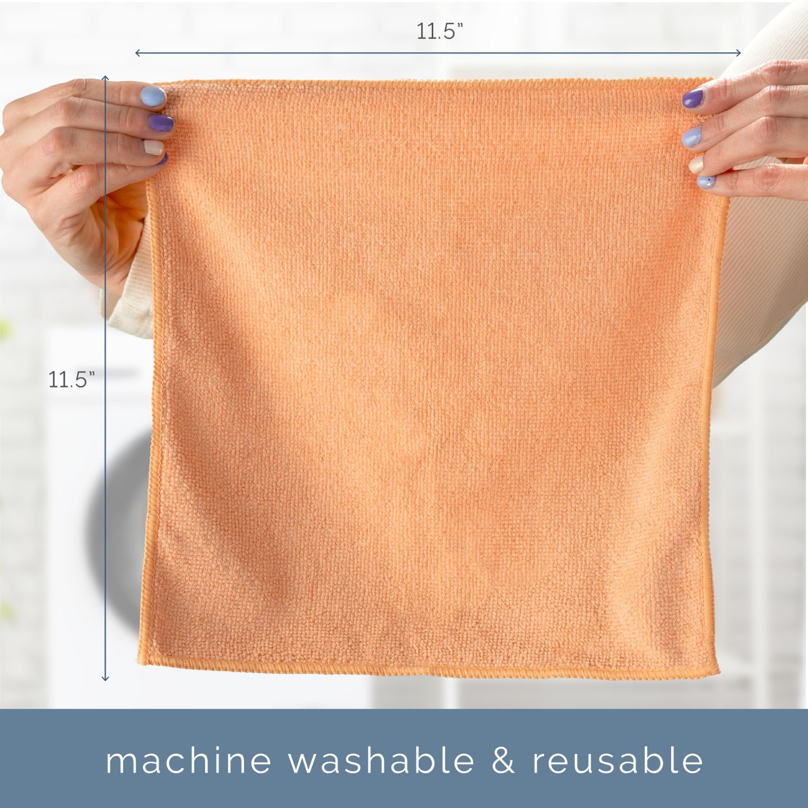 Microfiber Cleaning Cloth Set of 50 Towel Rag Car Polishing Detailing No-Scratch