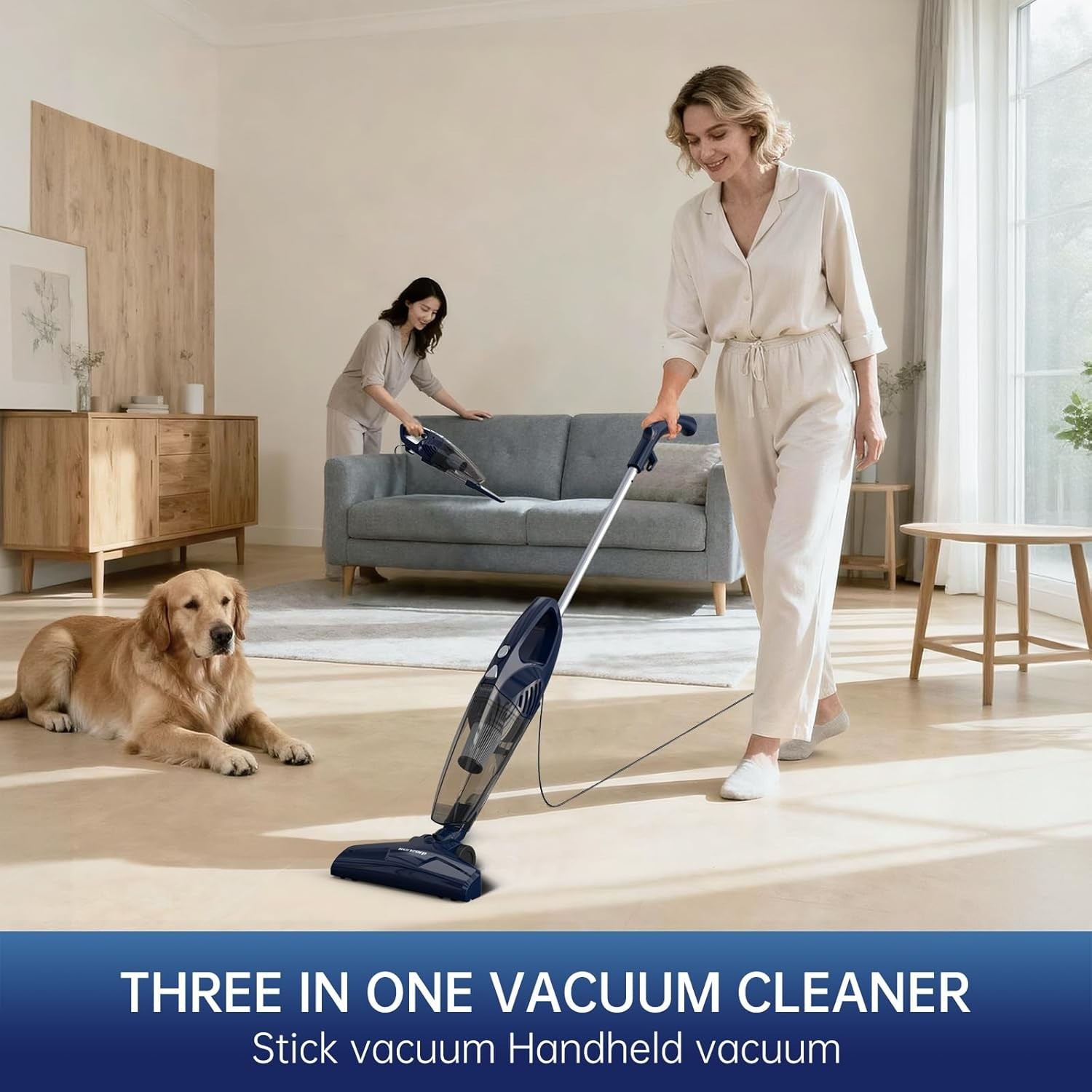 Multifunctional 3-in-1 Corded Vacuum Cleaner for Pets, Carpets & Hard Floors