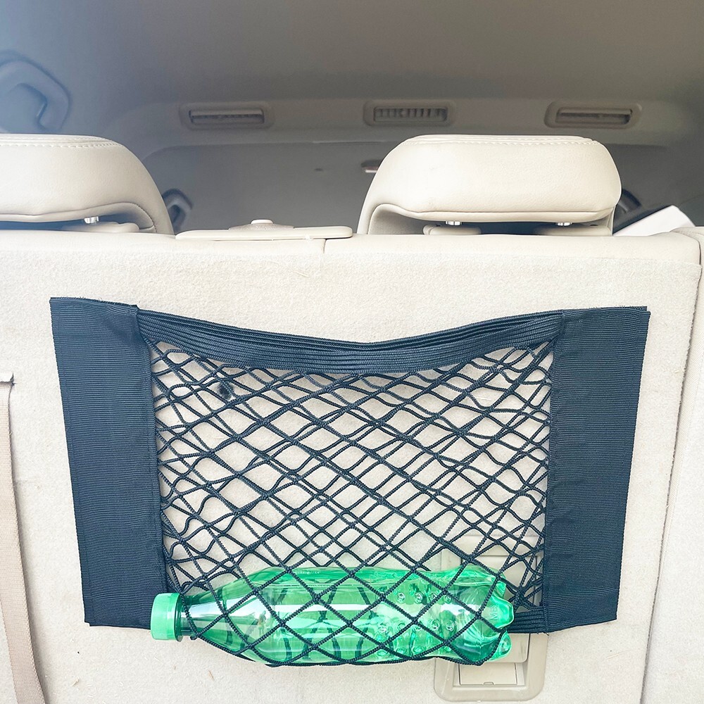 1 PCS Net Bag Edge Storage Phone Holder Auto Car Hanging Back Seat Organizer