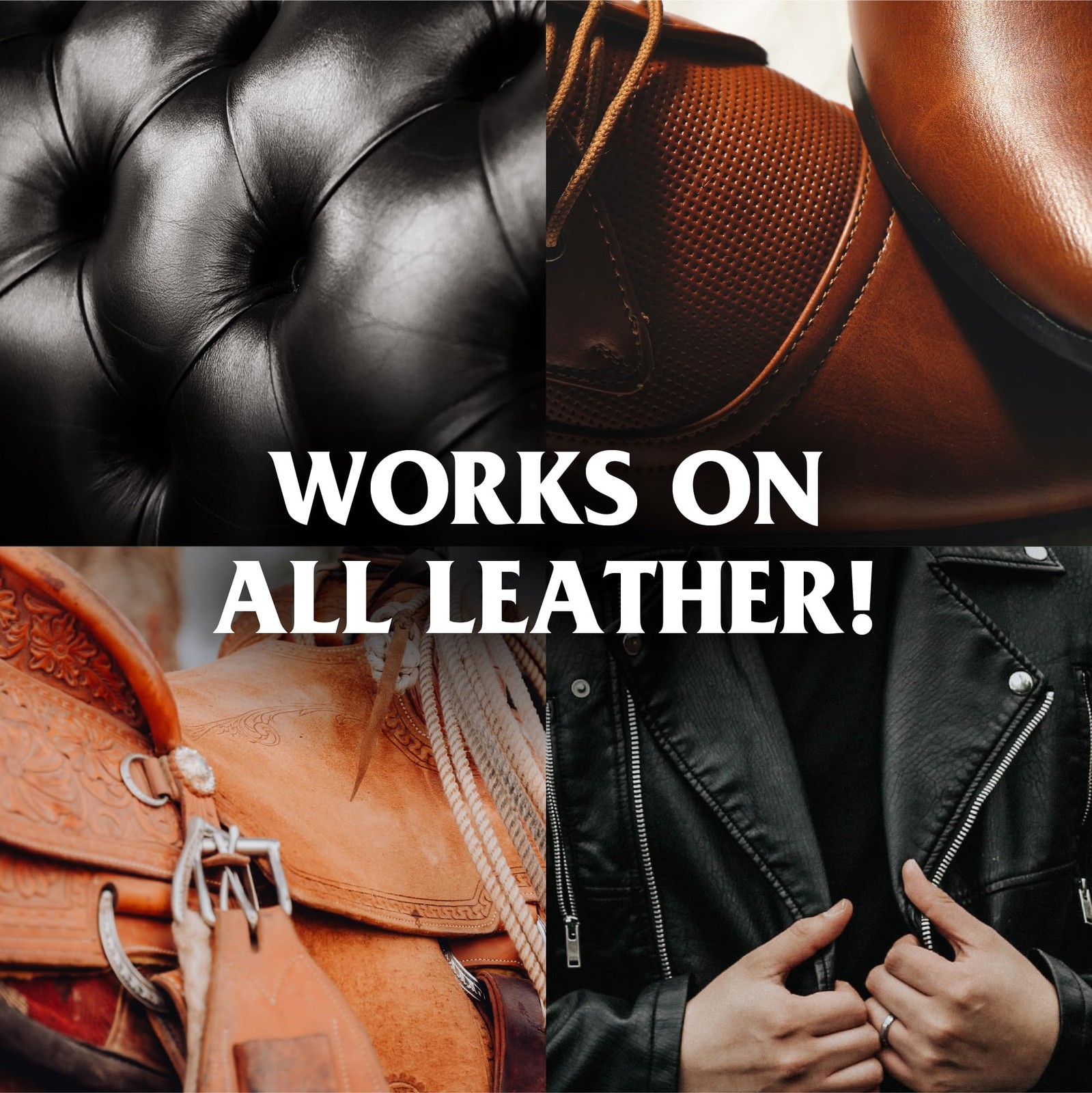 Leather Cleaner & Conditioner 16oz Safe for Leather Vinyl Water Repellent
