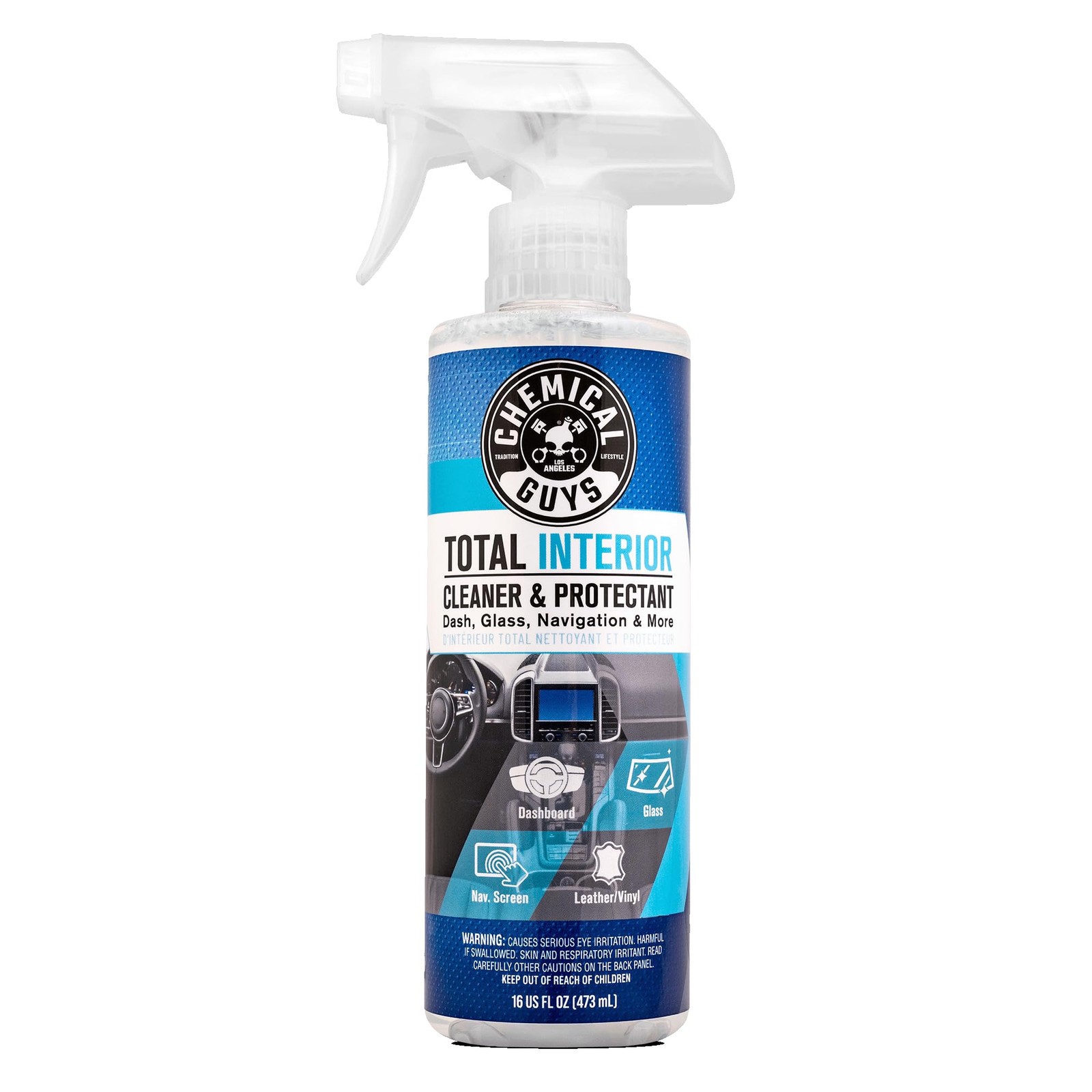 Chemical Guys, Total Interior Cleaner & Protectant, Leather & Vinyl, 16 oz