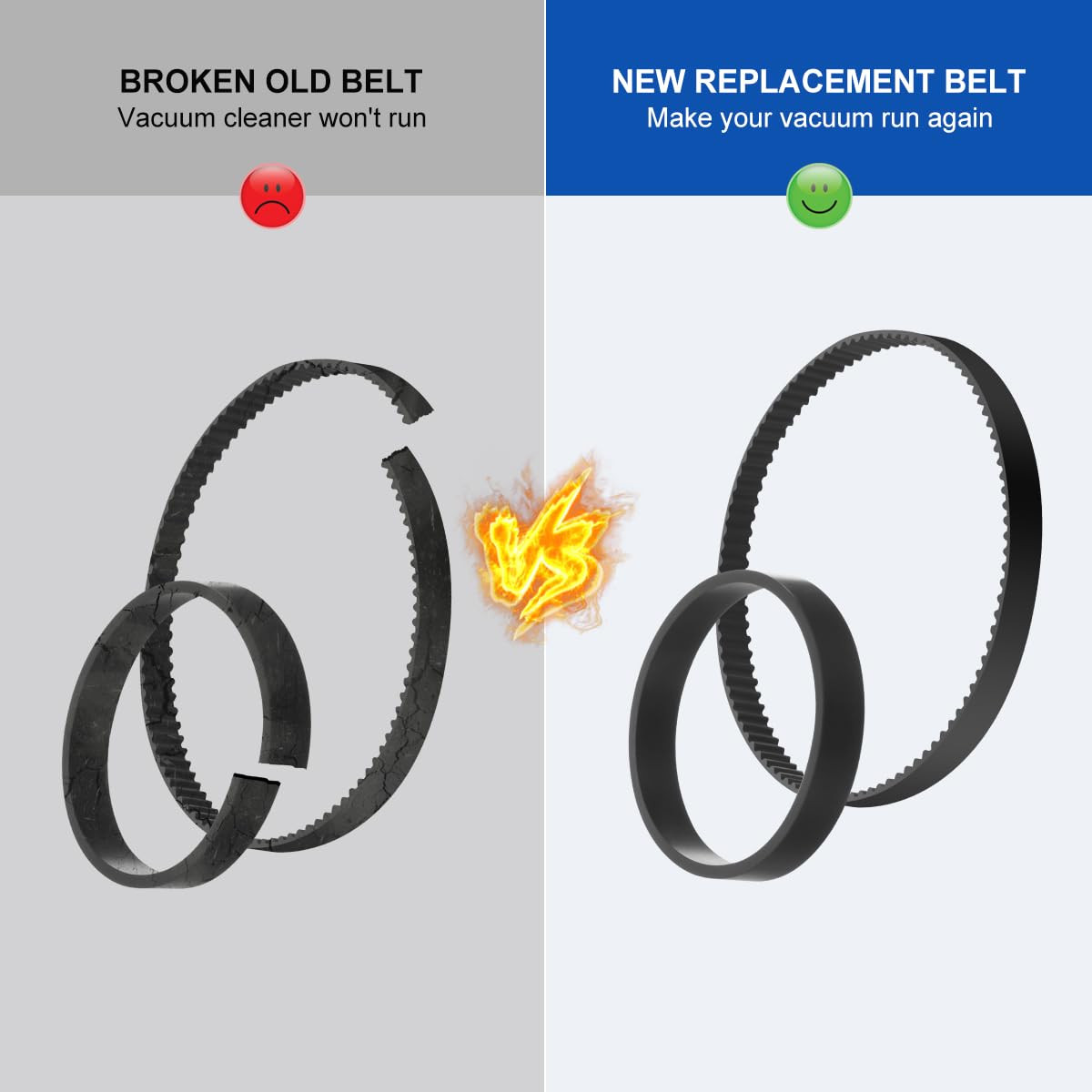 Replacement Belts for TurboClean DualPro Pet 3071 3067 3072 3109 1626502 1626486