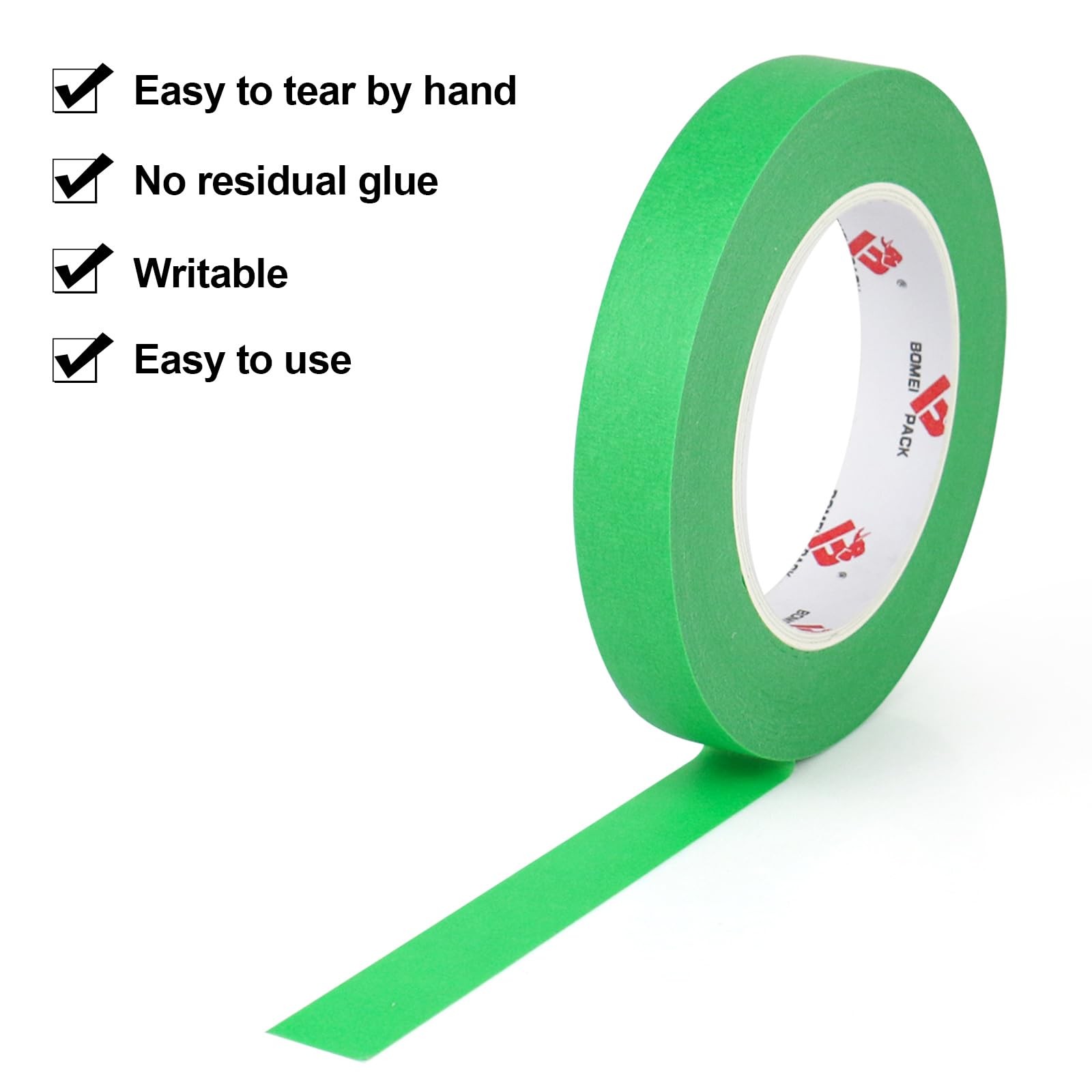 Painters Tape 0.75 Inch – Green Paint Tape 10 Rolls x 0.75 Inch x 55 Yards – …