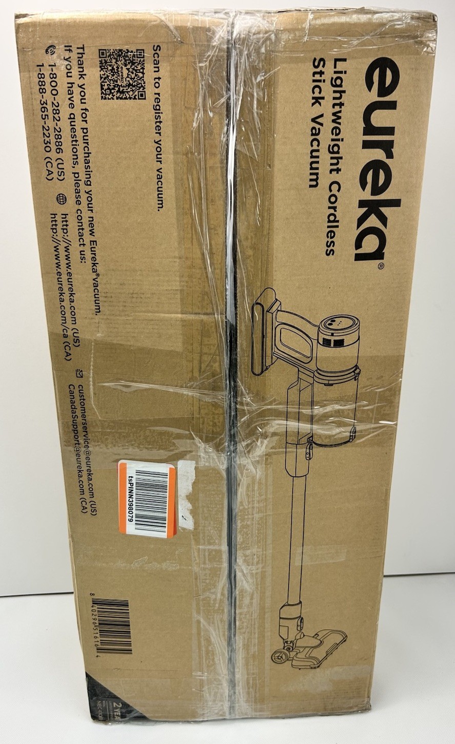 Eureka Cordless Vacuum Cleaner Lightweight StickPet Hair, Black/gray/ – NEC410