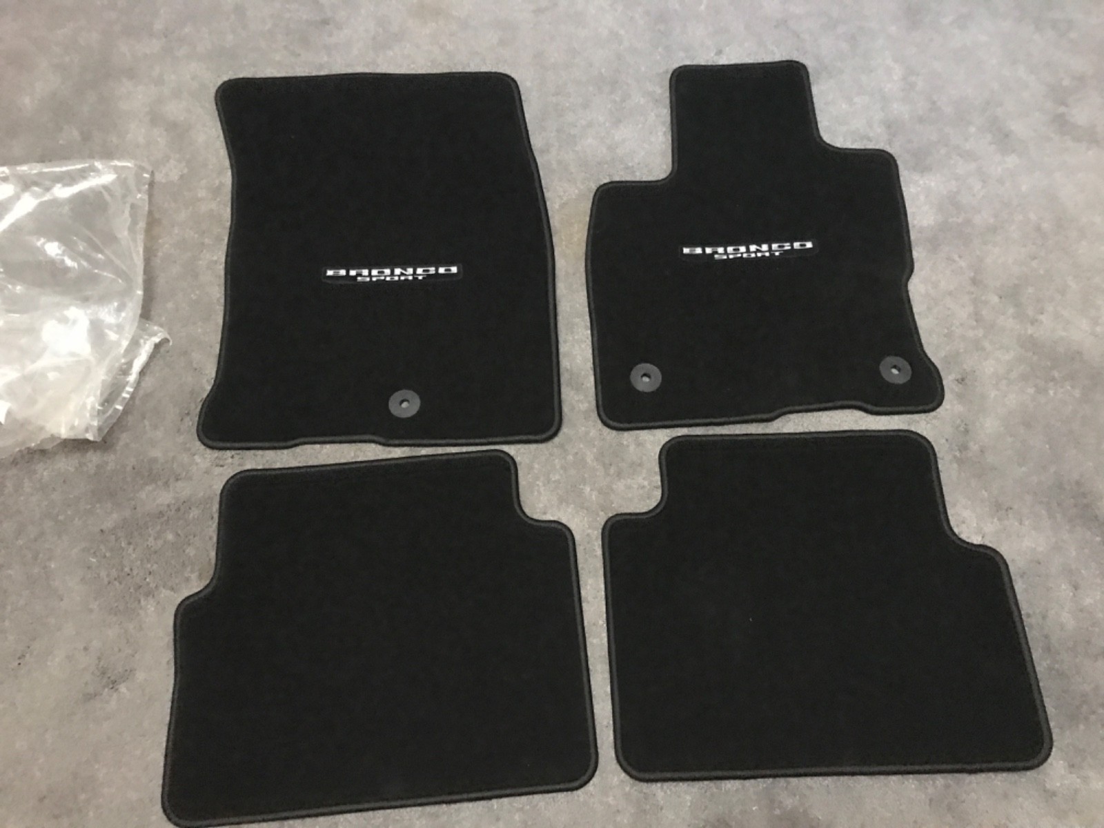 2022-2025 Ford Bronco Sport OEM Floor Mat Four Piece Set M1PB S130D00 AC3JA6