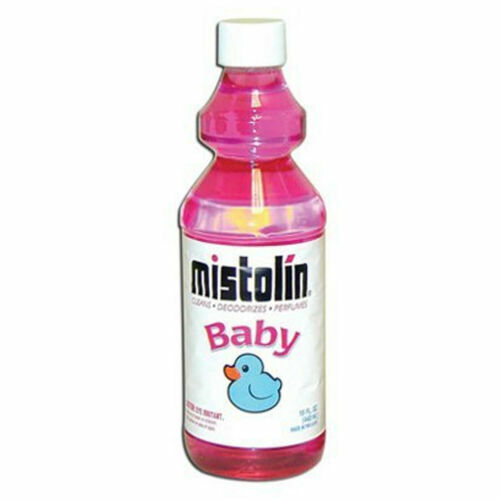 12 Pack Mistolin General All Purpose Cleaning Solution Baby Scent 15 fl oz