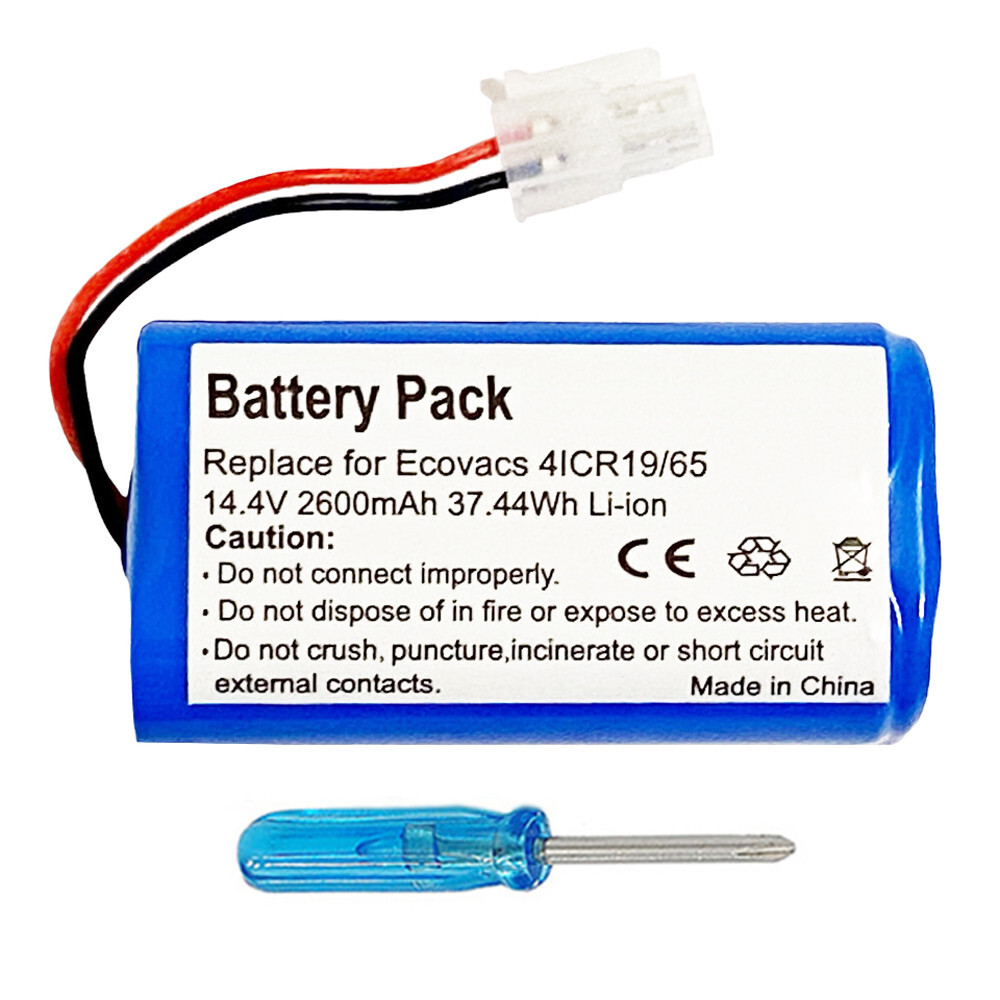 Ecovacs Deebot CR120 DG800 DL33 DL35 KK8 V7 V780 X500 Battery 4ICR19/65