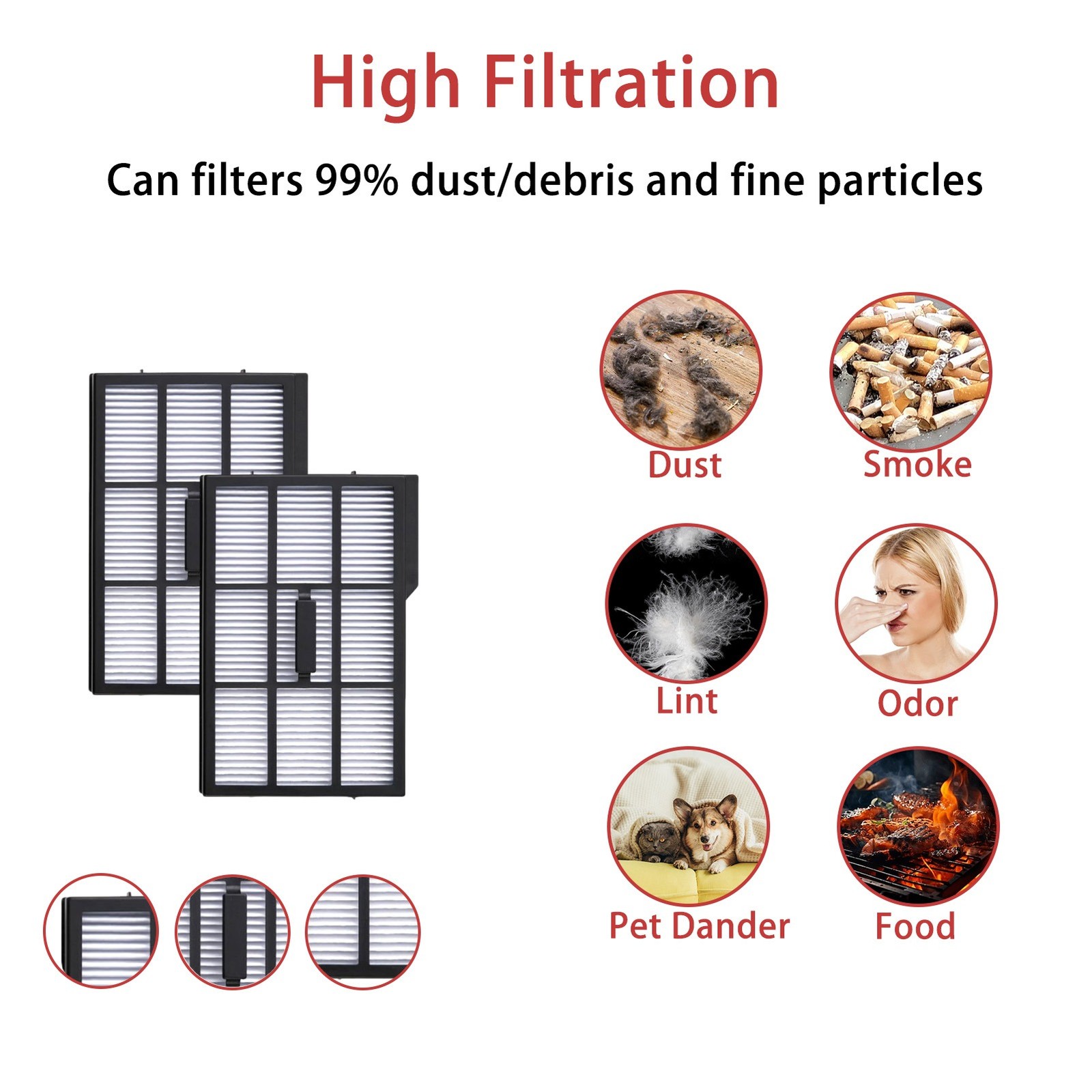 Eufy E25/E28 Omni Kit, 1 Brush, 6 Side Brushes, 6 Filters, 4 Bags