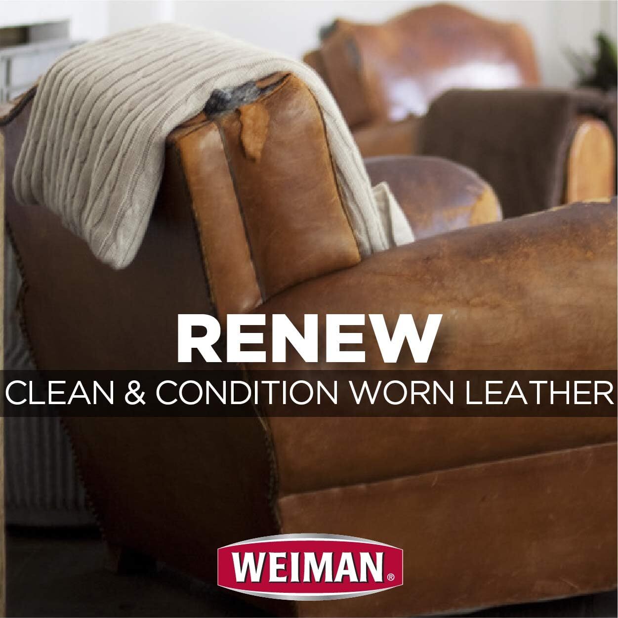 Weiman Wipes-Non Toxic Clean Condition Uv Protection Help Prevent Cracking Or Fa
