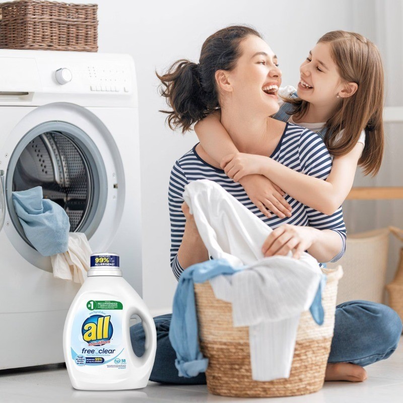 Unscented Free Clear for Sensitive Skin HE Liquid Laundry Detergent 118 fl oz