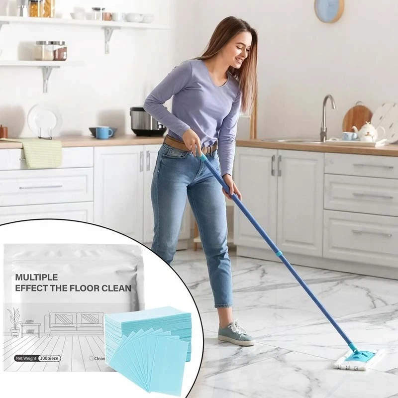 100pcs Multi-Surface Floor Cleaning Sheets Multiple Effect Floor Cleaner Wipes
