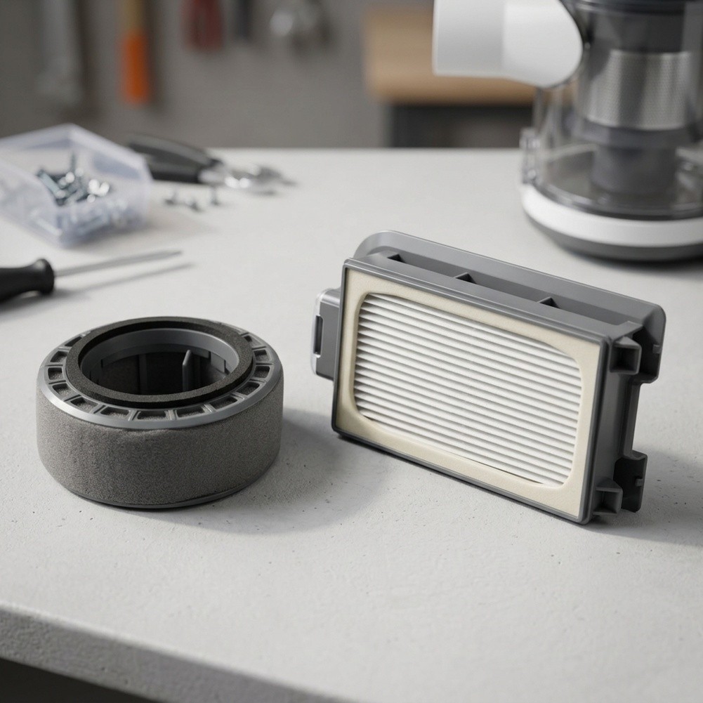 For Exhaust Filter and Motor Protection Filter for Viomi A9 Vacuum Cleaner Use