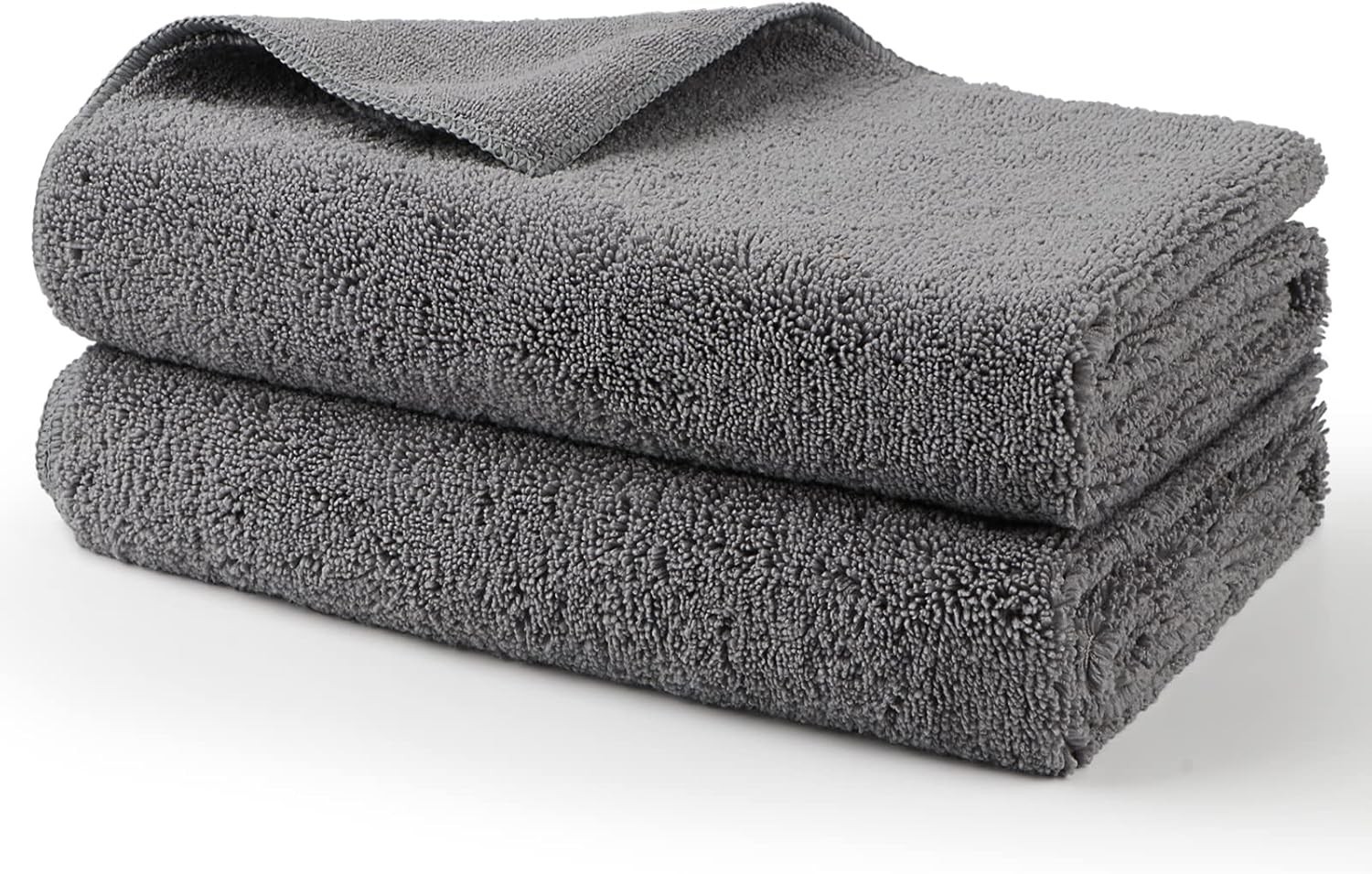Professional Large Microfiber Car Drying Towels 2 Pack, Lint Free, Scratch Fr…