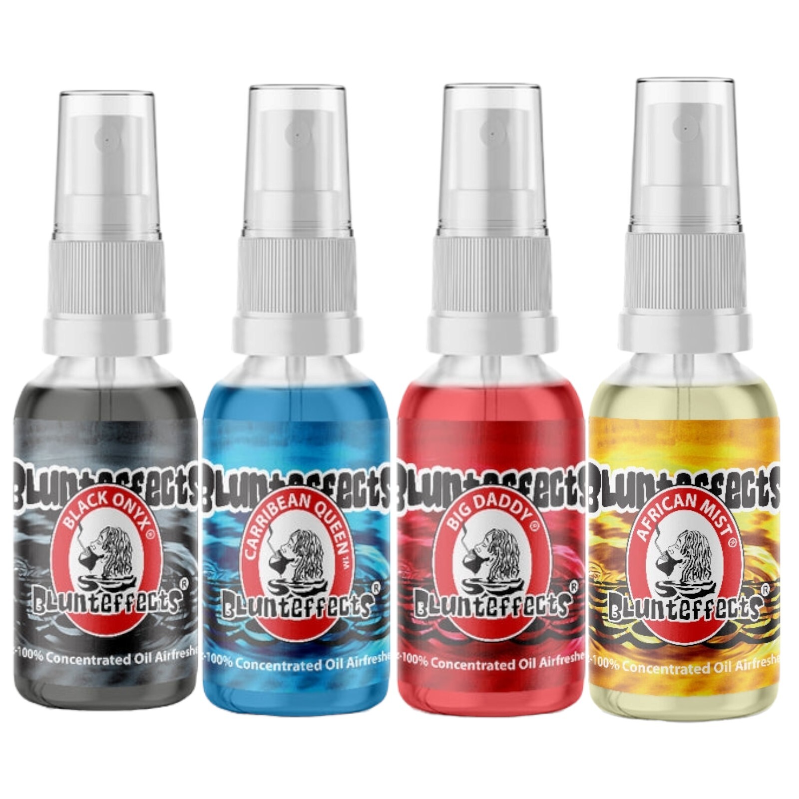 Blunteffects Blunt Effects 4 Assorted Scents Air Freshener Home & Car Spray